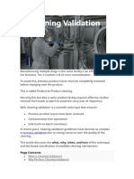 Cleaning Validation PDF