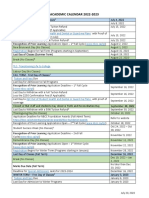 Academic Calendar 2022-2023