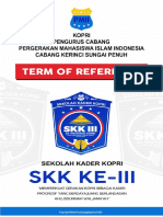 TOR SKK Ke - III PC PMII Kerinci Sungai Penuh