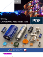 WEEK - 3 - CAPACITANCE AND The DIELECTRICS