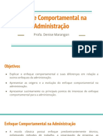 Aula 3 - Enfoque Comportamental Na Adminsitração