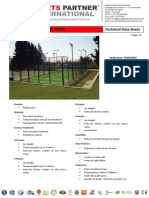 Padel Traditional Technical Data Sheet