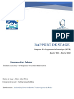 RAPPORT DE STAGE de Perfectionnement L2