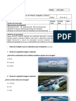 Evaluación Adaptada 4° Básico