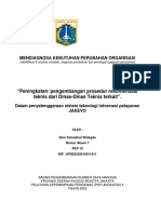 Tugas Individu Agenda 2 - Mendiagnosa Kebutuhan Perubahan Organisasi - 7. Elon Suhadmal Widagdo