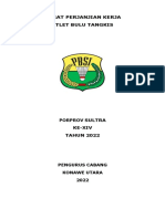 Surat Perjanjian Kerja Atlet Pbsi