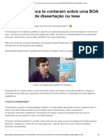 Lando, Felipe. 2020. Tudo o Que Nunca Te Contaram Sobre Uma Boa Introducao de Dissertacao Ou Tese