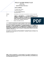 Informe N°003 Req. Implementos de Seguridad Conv. 0042