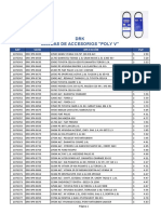 Lista de Precios DRK Bandas