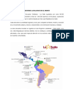 Regiones Lasalianas en El Mundo