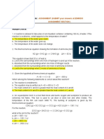 Assessments Lesson 4 Unit 2 Thermochemical Equations