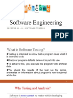 Lecture 13 - 22 Software Testing - Black Box Testing