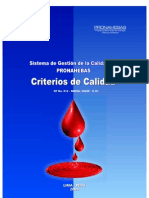 Criterios de Calidad