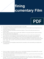 Defining Documentary Film