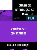 Introdução Ao Java - AULA 02