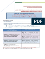 Fiche 7 Grille Conformite Ambulances SAMU - Dossier Autorisation