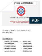 Project Report On Industrial Automation