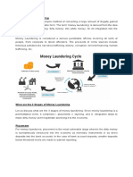 Stages of Money Laundering