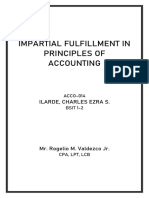 Impartial Fulfillment in Principles of Accounting