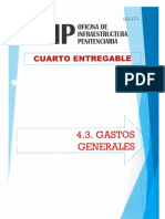 Gastos Generales Obra Cajamarca Penal