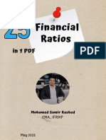 25 Financial Ratios