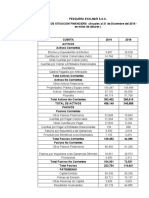 Caso Practico de Ratio de Gestion y Rentabilidad