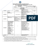 Ug IV & VI Semester Regular & Backlog Time-Table May-2023