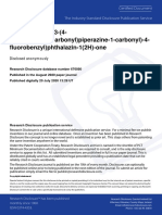 RD676080-Synthesis of 4 - (3 - (4 - (Cyclopropanecarbonyl) Piperazine-1-Carbonyl) - 4-Fluorobenzyl) Phthalazin-1 (2H) - One