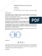 Práctica Electricidad y Magnetismo Transformador de Corriente