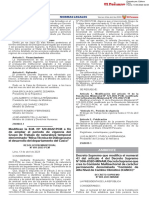 Decreto Supremo Que Modifica El Numeral 41 Del Articulo 4 D Decreto Supremo No 005 2023 Minam 2169043 2