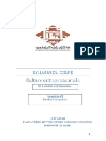 Cours Ecrit Créativité Syllabus