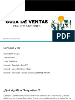 Guía de Ventas - VTR - Paquetizaciones