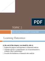 Topic 2 Financial Statement Analysis