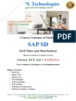 0002 UCPL - SAP - SD - HANA - S4 - Syllabus