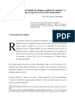 El "Escenario de La Bomba de Tiempo A Punto de Explotar"