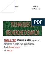 Techniques de Recherche D'emploi VF-1