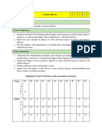 Syllabus - Nuclear Physics