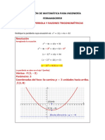 MATERIAL DE CONICAS II y RAZONES TRIGONOMETRICAS