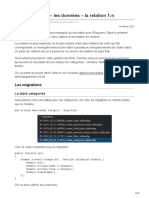 Cours Laravel 9 Les Données La Relation 1n