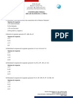 Cuestionario 8vo U1 MATEMATICAS