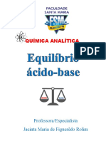 Equilíbrio Ácido-Base