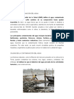 Qué Es La Contaminación Del Agua