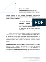 Cambiamos Abogado Defensor y Otros Caso Luis Zapata Carp. Fisc. 75-2021