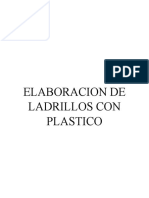 Ladrillos A Base de Plastico