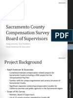 Sacramento County Compensation Survey Board of Supervisors