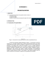 Lab 4 Projectile Motion