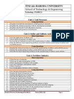 T2430C2 - Chemical Process Technology - B.Tech - Sem 4