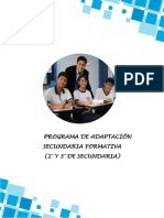 Programa de Adaptación - Secundaria Formativa