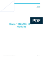 Cisco 10GBASE SFP+ Modules Data Sheet