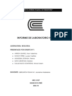 Informe de La Practica N°1 de Laboratorio